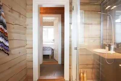 Spacious log cabin with panoramic view