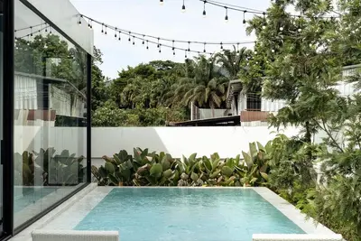 Luxury Pool Villa Modern Style with Mountain View