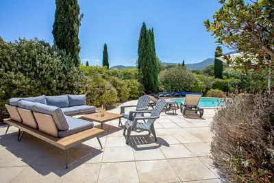 Image de Villa A Leccia, avec piscine chauffée, à 5 min à pied de la plage de Calvi