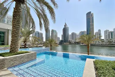 Image de Cozy Apartment with Stunning Views in Dubai Marina
