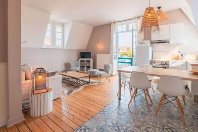 Image de Appartement moderne en centre-ville du Touquet avec 2 chambres