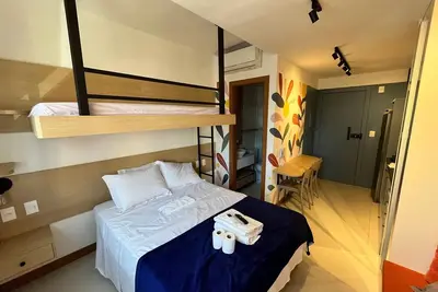 Image de Modern Studio Pool, Gym & Coworking in Barra Ssa011