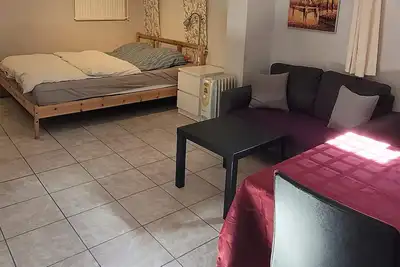 110m2, 2 Br basement Apt w/Jacuzzi, Table tennis