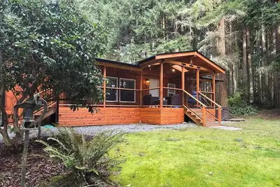 New listing! Secluded 3-bedroom house on 5 acres of woods on Whidbey Island.
