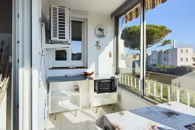Image de Appartement climatisé 2 pièces + cabine avec parking au cœur de Marseillan-Plage