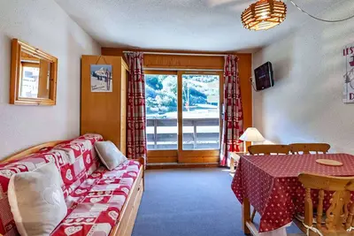 Image de Appart lumineux Méribel skis aux pieds, balcon