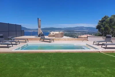 Image de Bella Vita Garancia appartement vue mer avec piscine! A 5 minutes de Porticcio