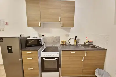 Image de Harf22-G01-01 Chic 1-bedroom apartment in fantastic Abu Dhabi with WiFi, Ac