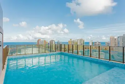 Image de Ar04 Beautiful apartment 750m from the beach - Armação