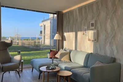 Image de MarienlĂĽcht - first floor. Sauna. Terrace. Sea view.