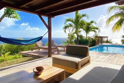 Image de ☀️Nouveau Villa Caraïbe standing piscine vue mer