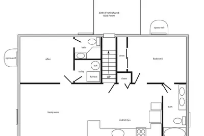 Image de Chic 2 br 2 ba Basement unit with WiFi, Ac in Barnum West near Sloan Lake Balmar