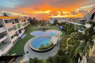 Wow! Stunning Sunset, Sea & Pool Views - 1 bed apartment 10 mins from beach