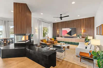 Image de Casa Madera | Mid-Century Lakefront Oasis with Heated Pool, Hot Tub & Pontoon Boat