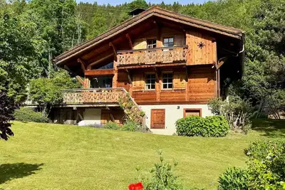 Image de Chalet en face du massif du Mont-Blanc à Saint-Nicolas de Véroce