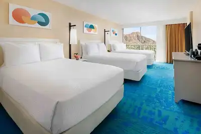 Image de Diamond Head View Triple Doubles, 2 Relaxing Units, The Twin Fin Hotel