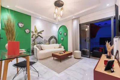 Image de Cosy Sochic Condo with sunny terrace Maarif