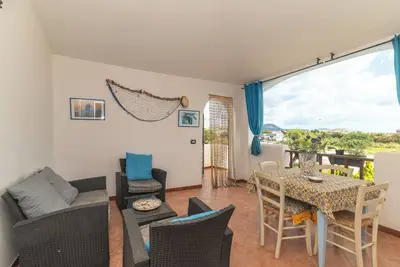 Image de Appartement 'La Terrazza' avec vue sur la mer, terrasse privée et climatisation