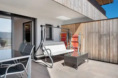 Image de Appartement 'Moarhof Rosmarin' avec vue sur les montagnes, terrasse privée et Wi-Fi