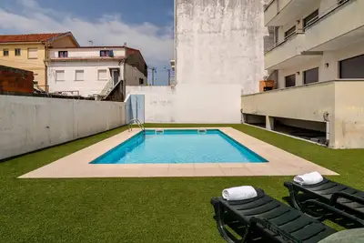 Image de Appartement 'Estrelinha Do Mar' avec piscine partagée, Wi-Fi et climatisation