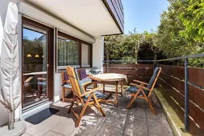 Image de 4 étoiles Appartement 'Tannengeflüster' avec terrasse privée, jardin partagé et Wi-Fi