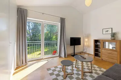 Image de Appartement \"K4 Mit Gartenblick\" avec terrasse privée, jardin partagé et Wi-Fi