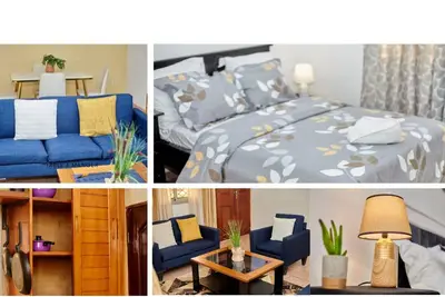 Image de Comfortable 2-bedroom apartment with WiFi, Ac, in Makepe petit pays, Douala