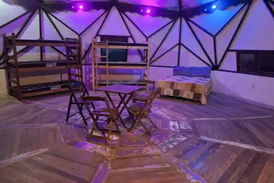 Image de Ibiraquera Geodesic Dome, surrounded by sea and lagoons. 15km from Praia do Rosa