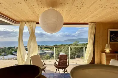 Image de Villa d'architecte à Abbartello, vue mer et accès plage
