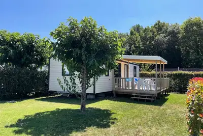 Image de Mobilheim Premium Garten klimatisierte - 2 Schlafzimmer (Jahr 2023) 4 Personen