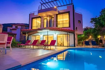 Image de Villa for 8 with Sea View in Kalkan 328