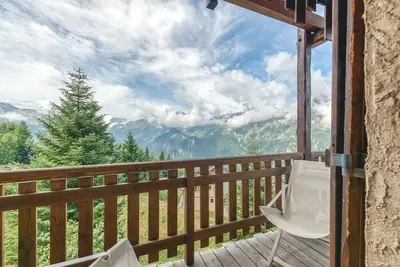 Image de Appartement 'Meije 4 Chaleureux' avec vue sur les montagnes, balcon et Wi-Fi