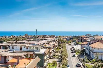 Image de Appartement 'Etna Home' avec vue sur la mer, Wi-Fi et climatisation
