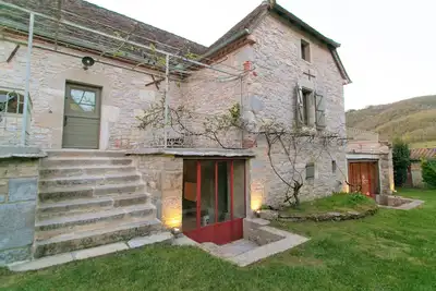 Image de Maison et Grange de charme, piscine et vue époustouflante