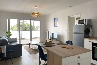 Image de Bel appartement T2 avec terrasse privative et parking à Balaruc-les-Bains