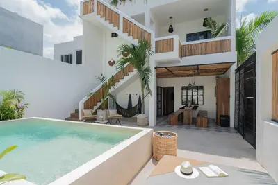 Image de Maison de vacances Tulum pour 1 - 14 personnes avec 7 chambres à coucher - Maison mitoyenne