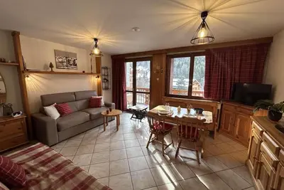 Image de À 100m des pistes de ski, 2ème étage, balcon, télévision, 29m², Méribel
