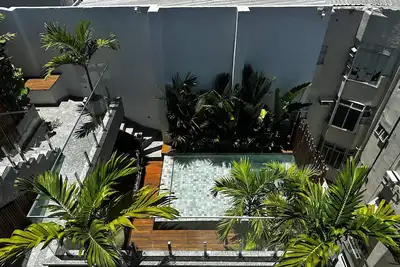 Image de Seaview rooftop with Private heated pool, doormen 24/24, terrasses and barbecue