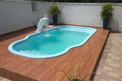 Image de Paradise in front of Praia do Mar Casado, in Guarujá, ideal for families