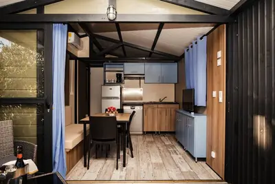 Image de Bungalow 'Morea 1' avec vue sur la montagne, Wi-Fi et climatisation