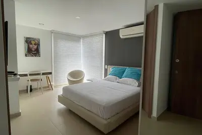 Charming apartment in Cali with WiFi and Ac near to restaurants and shops