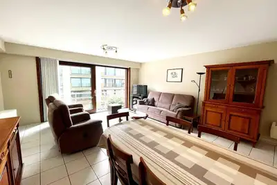 Image de Appartement sur la côte belge avec vue mer
