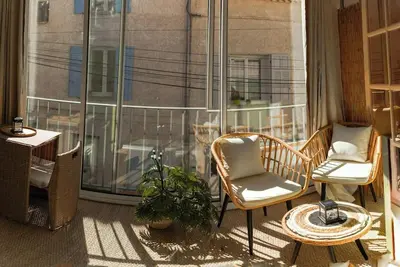 Image de Le cosy- Appartement Couchages 2 au pied du château des Templiers