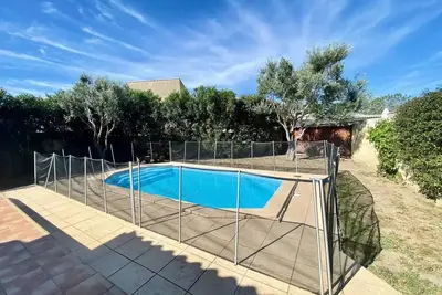 Image de Maison flamants roses avec piscine Grau du roi