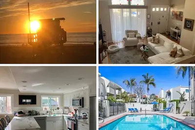 Image de Cozy 2 Bedroom, 2. 5 Bath Condo + Pool, 2 Parking Spots, Walking Distance 2 Beach