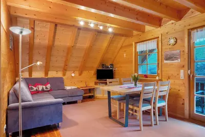 Image de Appartement 'Bergblick' avec vue sur les montagnes, terrasse partagée et Wi-Fi