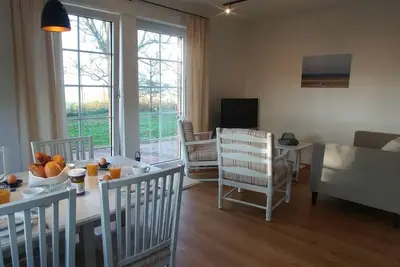 Image de Vacation apartment for 4 people, terrace, family-friendly vacation farm on the dike