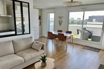 T3 Vannes avec terrasse et parking