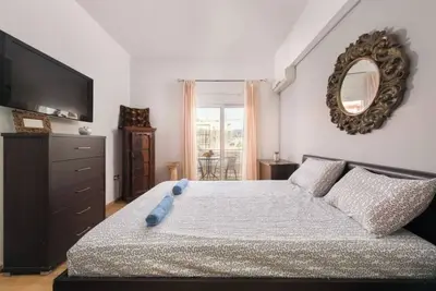 Image de 2-bedroom apartment in serene Rodos with Ac, WiFi. Relax and unwind