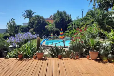 Image de Villa Montaleigne Hills : vue sur la mer et sur Nice